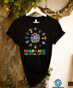 Hispanic Flags Heritage Month Shirt Funny Kids Kids Around Globe