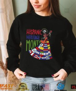 Hispanic Heritage Month Shirt Funny Skullcap Latin Flags National