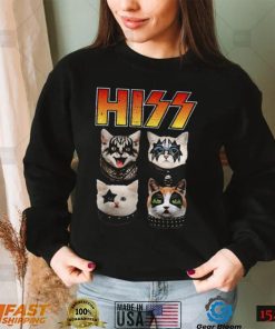 Hiss Funny Cat Lover Halloween Graphic Unisex Sweatshirt