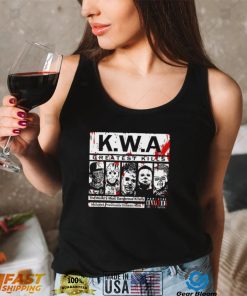 Horror Movie characters K.W.A greatest kills the World’s most dangerous killers includes previously unseen kills shirt