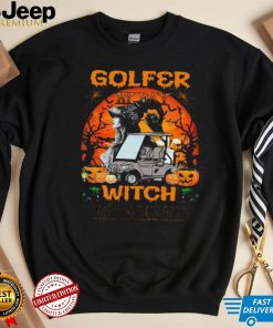 Horror golfer by day witch by night for halloween t shirt