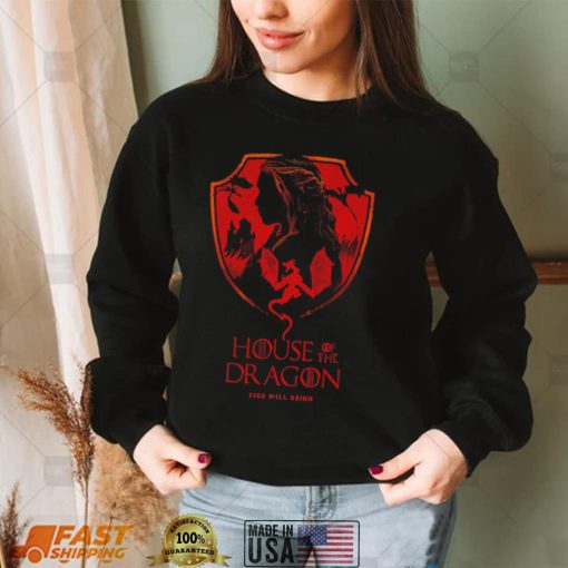 House Of The Dragon Fire Will Reign logo shirt