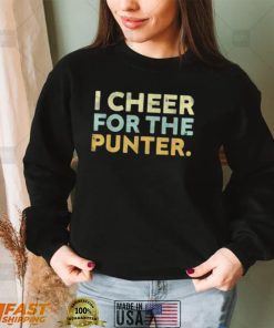 I Cheer For The Punter American Football Rugby Shirt