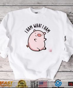 I Ham What I Ham Cute Pun Funny Pig Design Unisex Sweatshirt