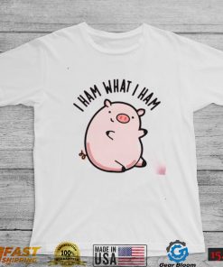 I Ham What I Ham Cute Pun Funny Pig Design Unisex Sweatshirt