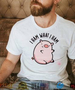 I Ham What I Ham Cute Pun Funny Pig Design Unisex Sweatshirt