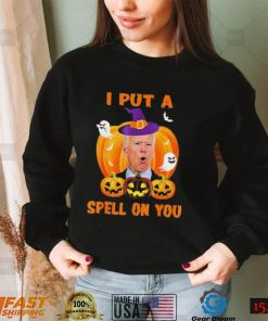 I Put A Spell On You Funny Halloween Joe Biden Shirt