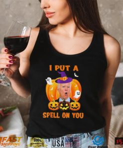 I Put A Spell On You Funny Halloween Joe Biden Shirt