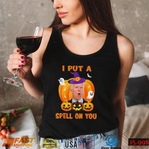 I Put A Spell On You Funny Halloween Joe Biden Shirt