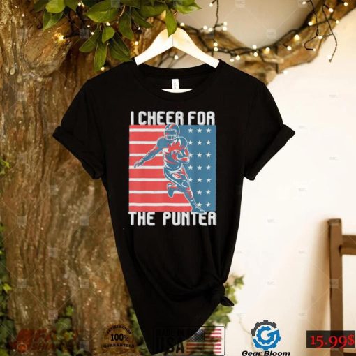 I cheer For The Punter Us Flag Shirt