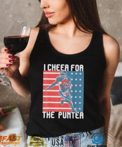 I cheer For The Punter Us Flag Shirt