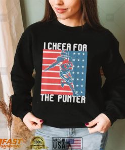 I cheer For The Punter Us Flag Shirt