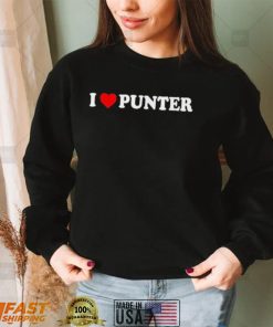 I love Punter , Heart Punter, cheer For The Punter Shirt