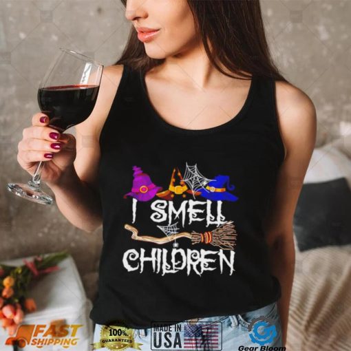 I smell children Halloween witch hats shirt