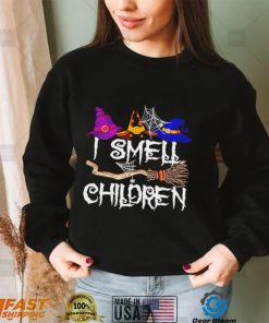 I smell children Halloween witch hats shirt