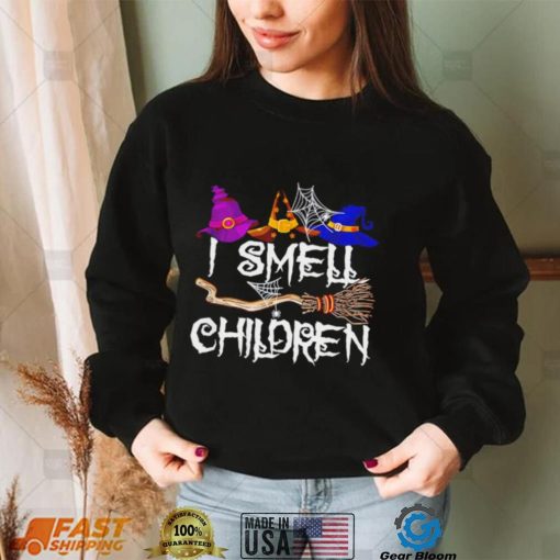 I smell children Halloween witch hats shirt