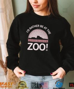 Id Rather Be At The Zoo Kids Shirt