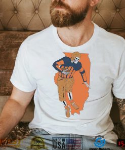 Illinois Fighting Illini Football skeleton State shirt