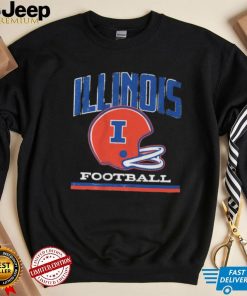 Illinois vintage football helmet shirt