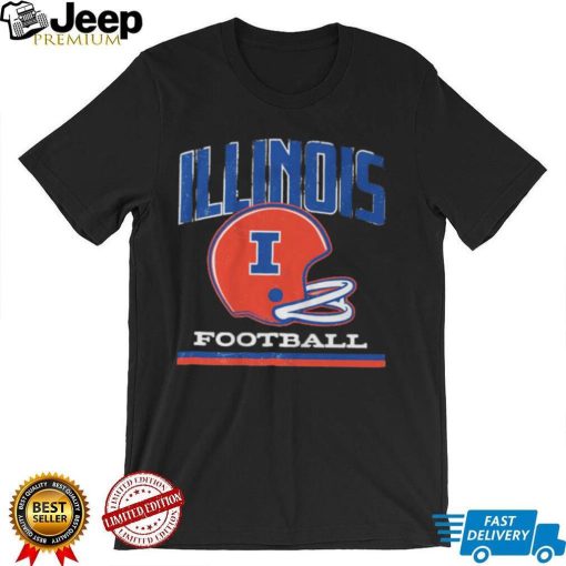 Illinois vintage football helmet shirt