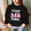 In October We Wear Pink Rainbow Breast Cancer Awareness T Shirt