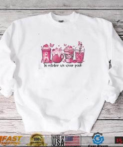 In October We Wear Pink T Shirt, Pink October, Pink Ribbon Shirt, Breast Cancer Gift, Cancer Awareness Tee, Witch Hoodie