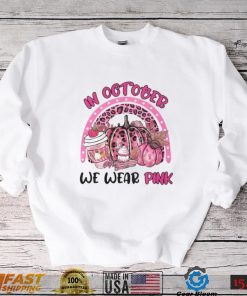 In October We Were Pink Sweatshirt, Leopard Pink Pumpkins