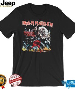 Iron Maiden The Number Of The Beast Lyrics T Shirt