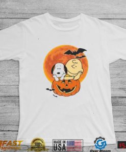 Snoopy Charlie Brown Halloween Scary Pumpkin Charlie Brown Halloween Tee Shirt