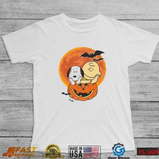 Snoopy Charlie Brown Halloween Scary Pumpkin Charlie Brown Halloween Tee Shirt