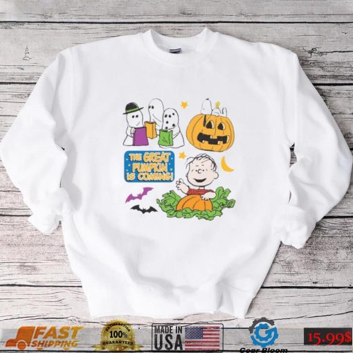 Its The Great Pumpkin Charlie Brown Halloween Shirt Snoopy Halloween