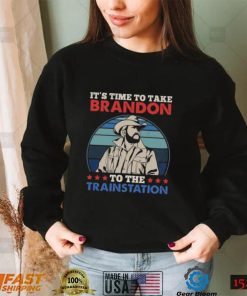 It’s time to take brandon to the train station vintage shirt
