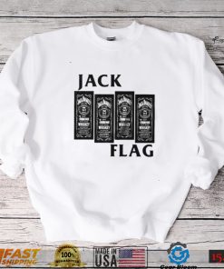 Jack Flag Jack Daniel’s Tennessee Whiskey Black Flag Parody shirt