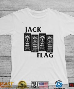 Jack Flag Jack Daniel’s Tennessee Whiskey Black Flag Parody shirt