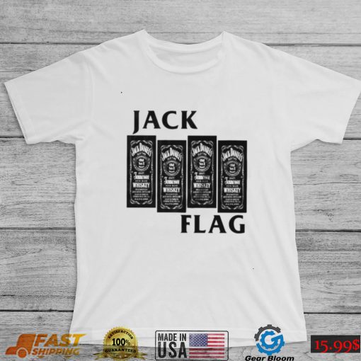 Jack Flag Jack Daniel’s Tennessee Whiskey Black Flag Parody shirt