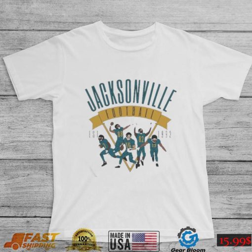 Jacksonville jaguars football retro style NFL est 1993 t shirt