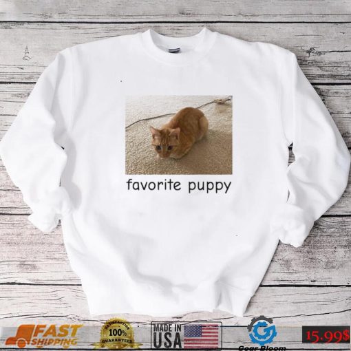 Jambo Favorite Puppy Funny Cat Meme Shirt