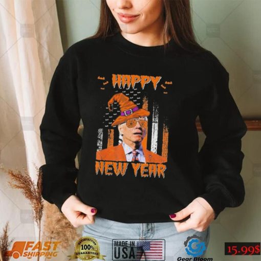 Joe Biden Confused Happy New Year Halloween T shirt