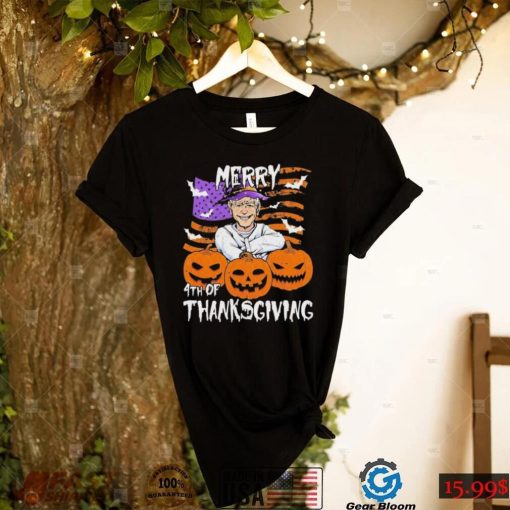 Joe Biden Confused Merry 4th Of Thanksgiving Halloween T shirt