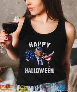 Joe Biden Halloween T Shirt Joe Biden Happy Halloween American Flag 4Th Of July