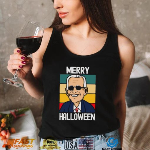 Joe Biden Halloween T Shirt Merry Halloween