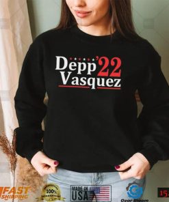 Johnny Depp and Vasquez 2022 shirt