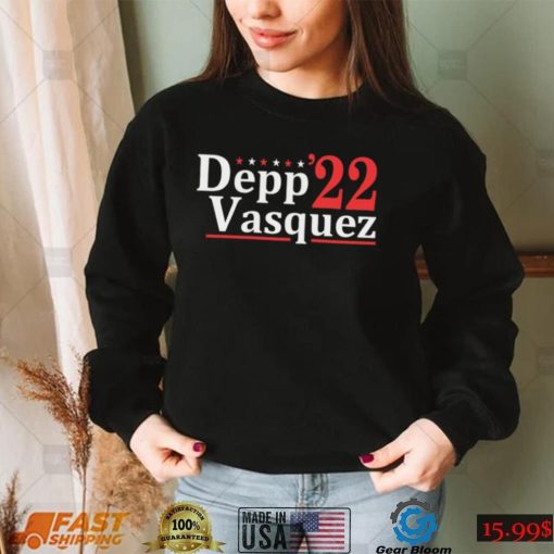 Johnny Depp and Vasquez 2022 shirt