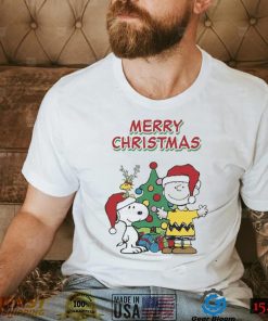 Charlie Brown Christmas T shirt Charlie Brown With Snoopy Merry Xmas_Classic Shirt_Shirt pwbqG