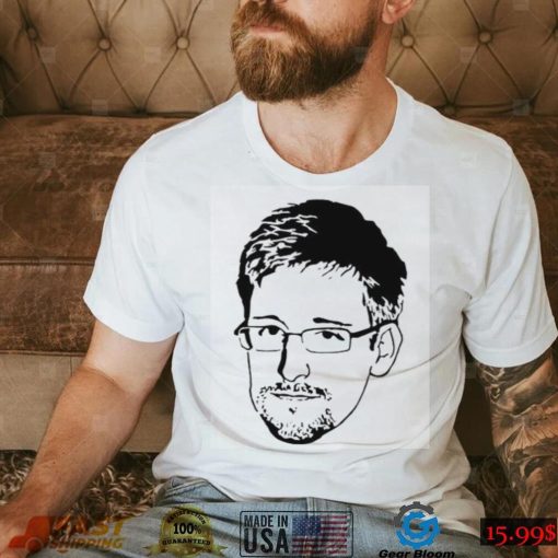 Black And White Portrait Edward Snowden Unisex Sweatshirt