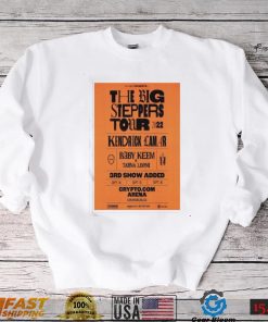 Kendrick Lamar the big steppers tour 2022 Oklama presents baby keem and tanna leone 3rd show added t shirt