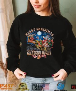 Grateful Dead Christmas T Shirt Merry Christmas Grateful Night