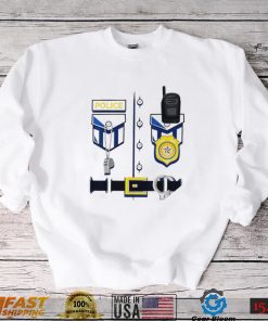 Kids Police officer Halloween outfit shirt