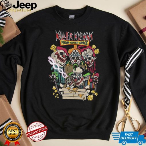 Killer Klowns 80s Classic Vintage Halloween movie t shirt