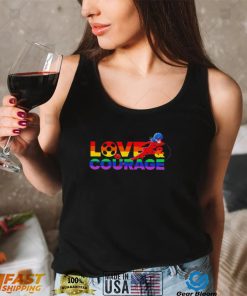 LGBT Rainbow Loves and Courage Miraculous Ladybug art shirt